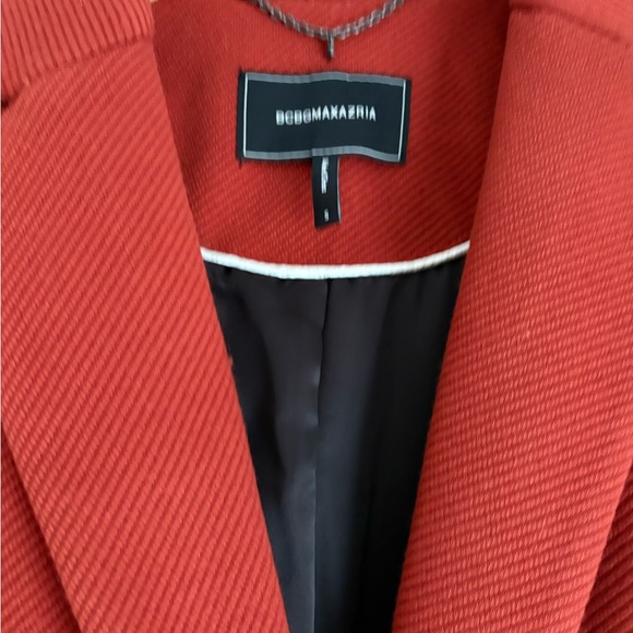 NWOT BCBGMAXAZRIA Rust Coat - Picture 4 of 11